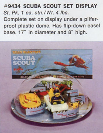 Billy Blastoff Scuba Scout reproduction accessory plug 